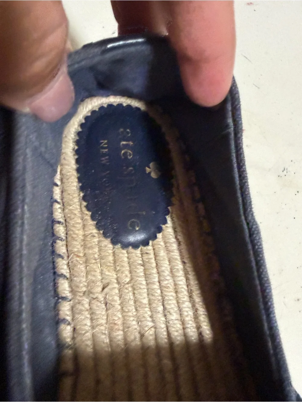 Kate spades espadrille Slip-on Shoes size 6.5